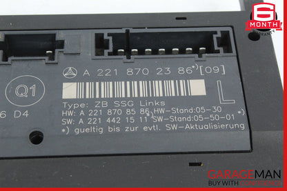 07-13 Mercedes W221 S550 S63 Front Left Driver Side Under Seat Control Unit OEM