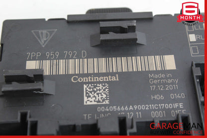 10-16 Porsche Panamera 970 Front Right Side Door Control Module Unit OEM