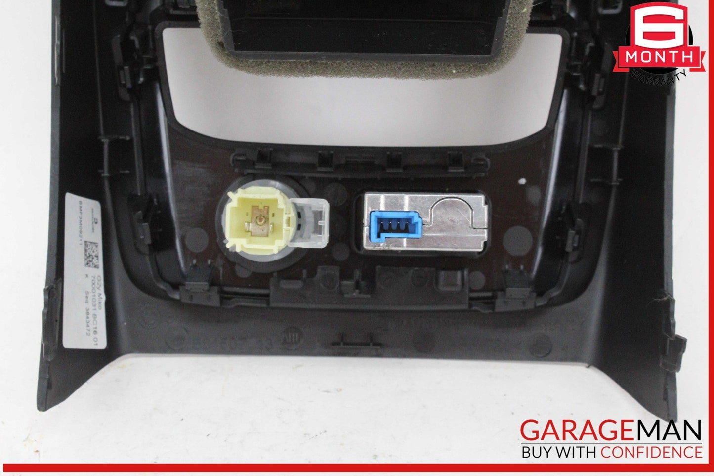 19-24 BMW M340i G20 Rear Center Console Trim Cover Panel w/ AC Air Vent OEM