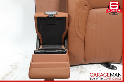 14-17 Maserati Ghibli Rear Left Upper Seat Cushion Assembly Leather Brown