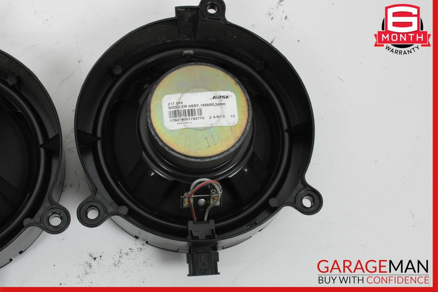 03-09 Mercedes W209 CLK320 Rear Left & Right Side Door Sound Speaker Set of 2
