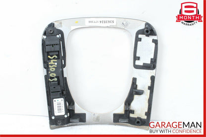 03-06 Mercedes W220 S430 Center Console Shifter Distronic Bezel Trim Cover Wood