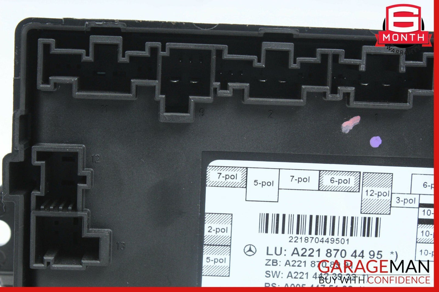 07-13 Mercedes W221 S550 Front Right Passenger Side Door Control Module Unit OEM
