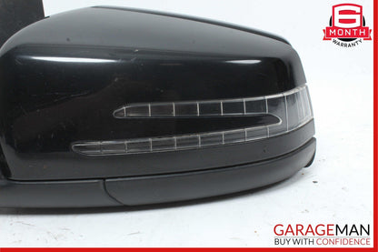10-11 Mercedes W204 C300 Front Left Side Mirror Rear View Door Black OEM