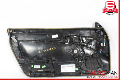 12-16 Mercedes R172 SLK250 SLK200 Front Right Interior Door Panel Assy Black