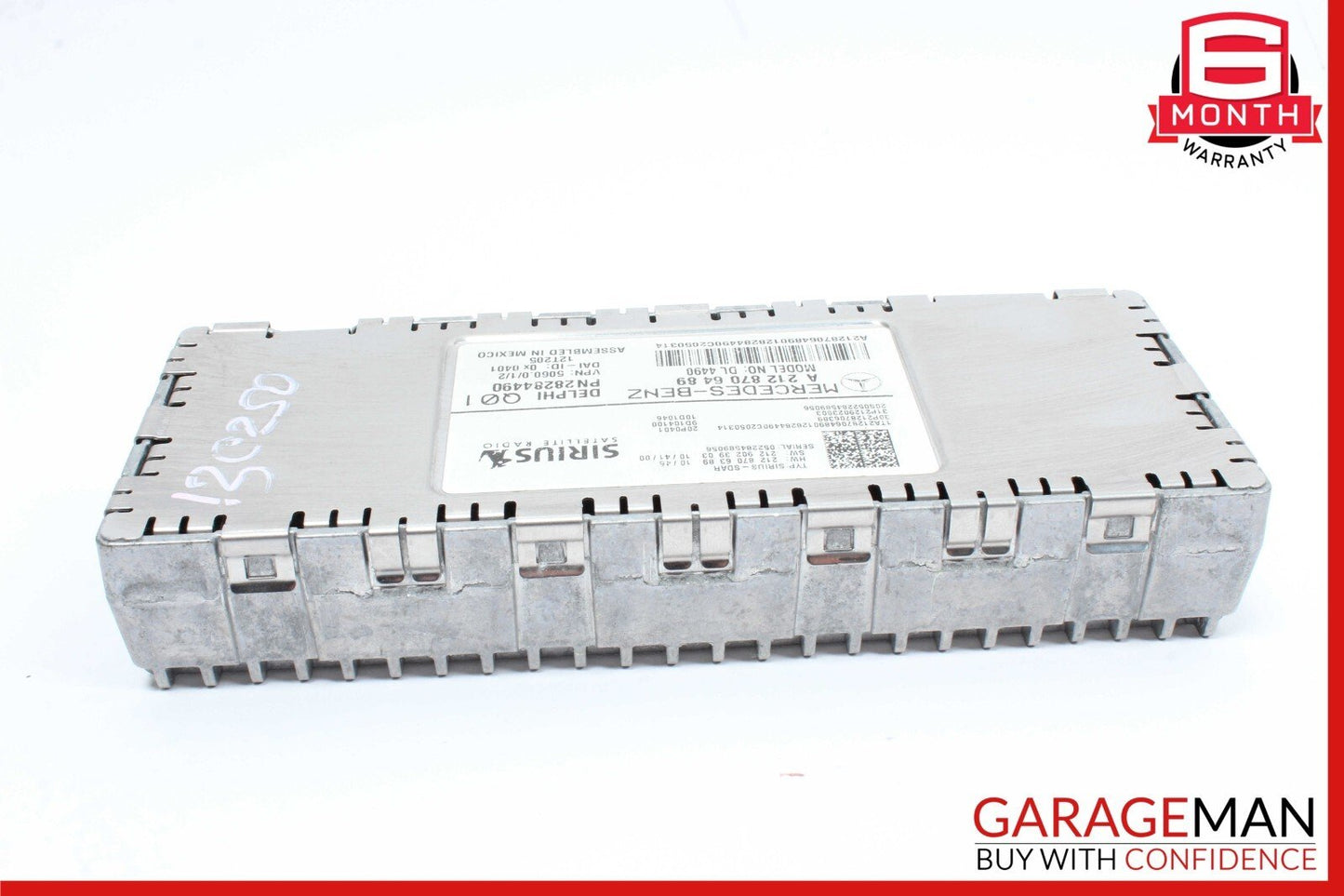 10-17 Mercedes W204 C250 C300 E350 Sirius Satellite Radio Receiver Module Unit