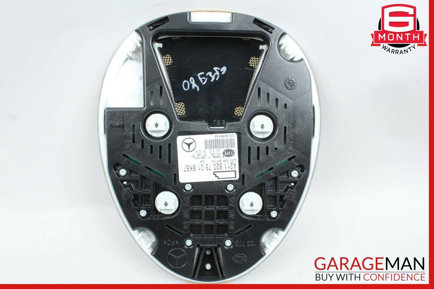 03-11 Mercedes W211 E350 CLS550 Rear Overhead Dome Light Brown 2118207501 OEM