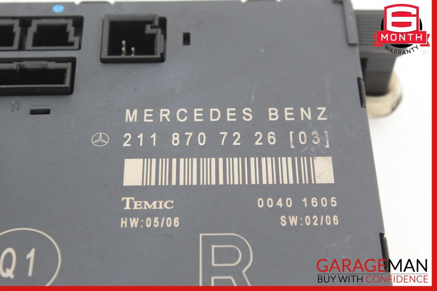 03-09 Mercedes W211 E350 E550 E320 Front Right Side Door Controller Module Unit