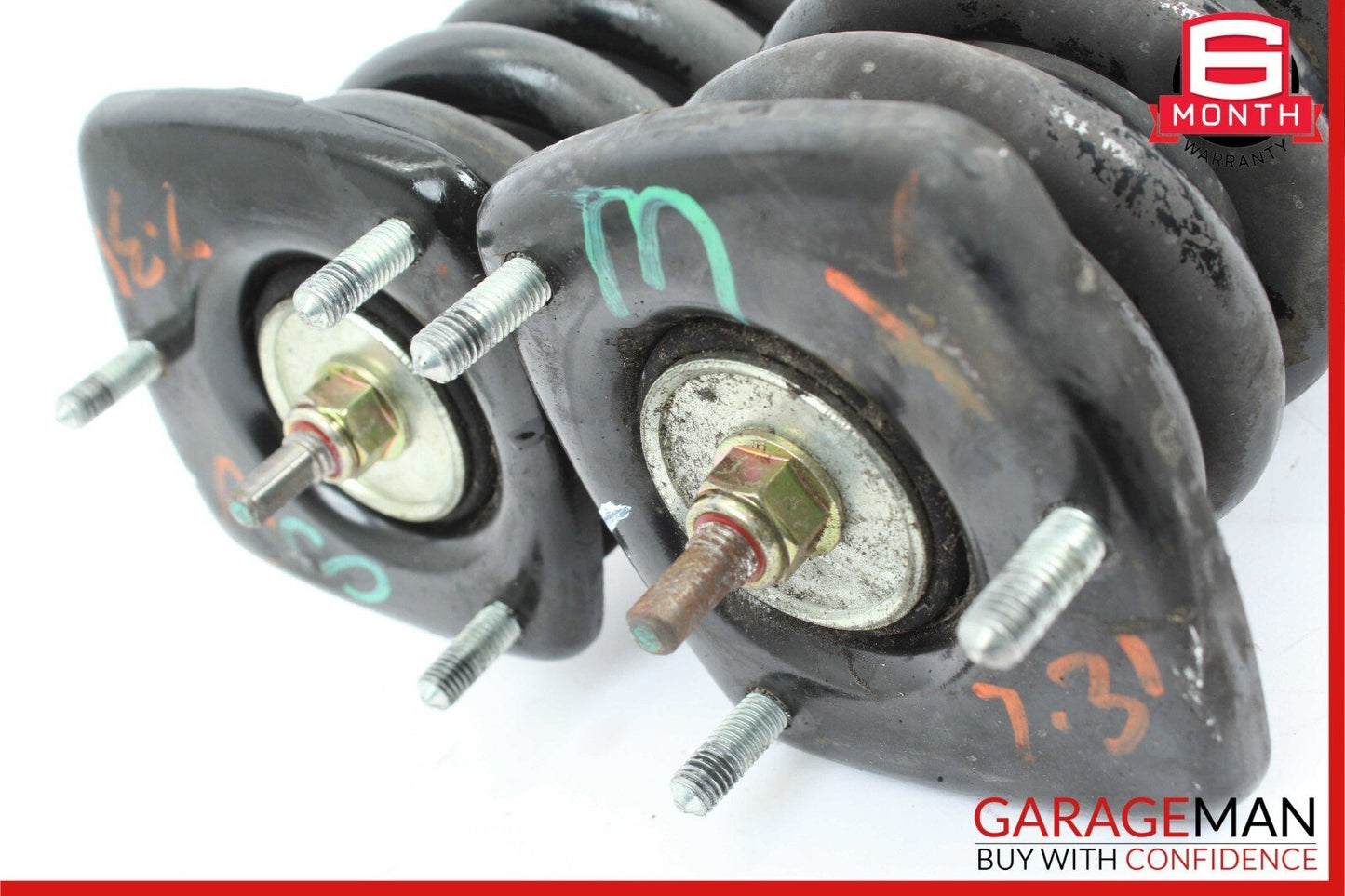 94-00 Mercedes W202 C230 Rear Left & Right Side Shock & Spring Assembly OEM