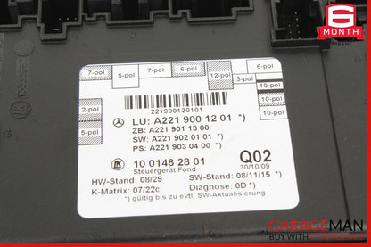 07-13 Mercedes W221 S400 S550 Rear Left / Right Side Door Control Module Q02 OEM