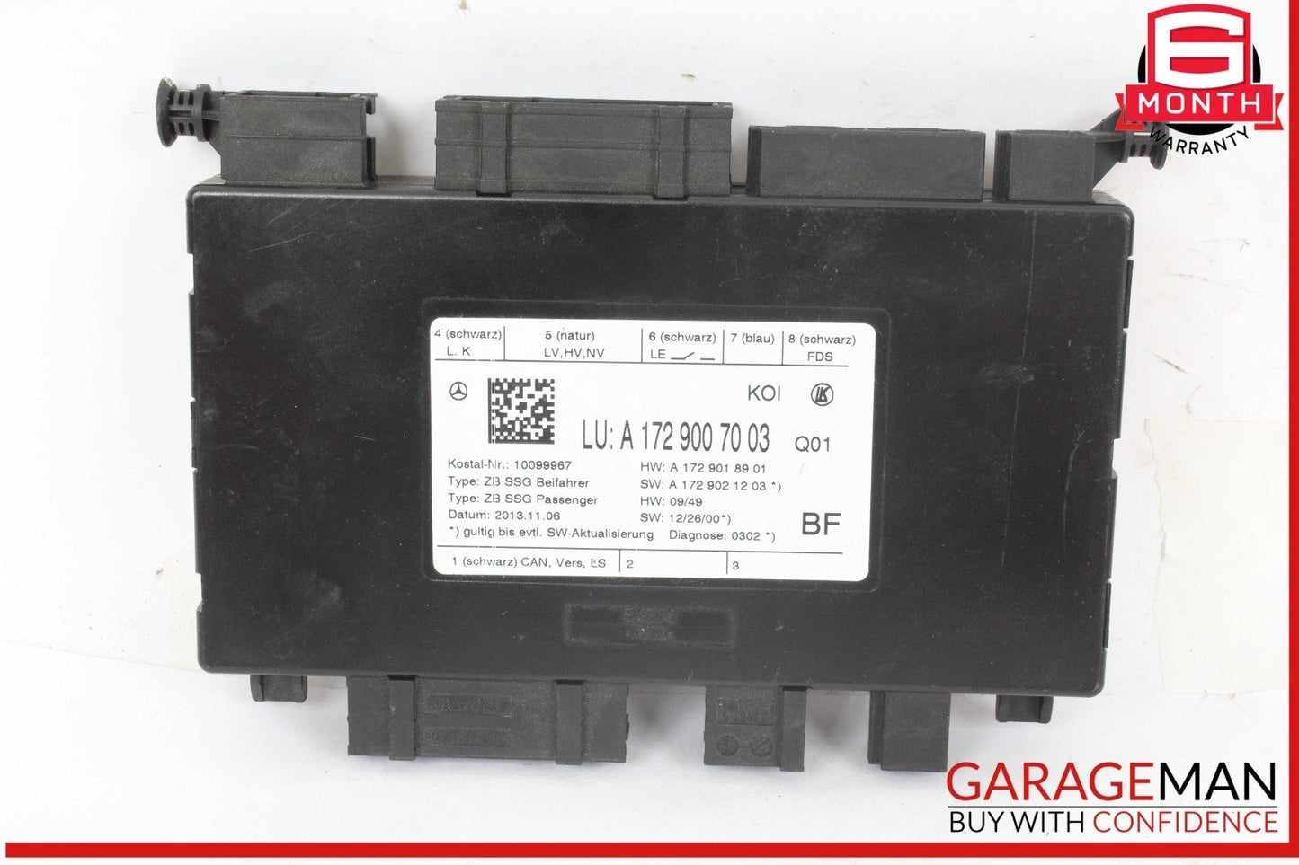 08-20 Mercedes W212 E350 C300 Front Right Side Seat Control Module Unit