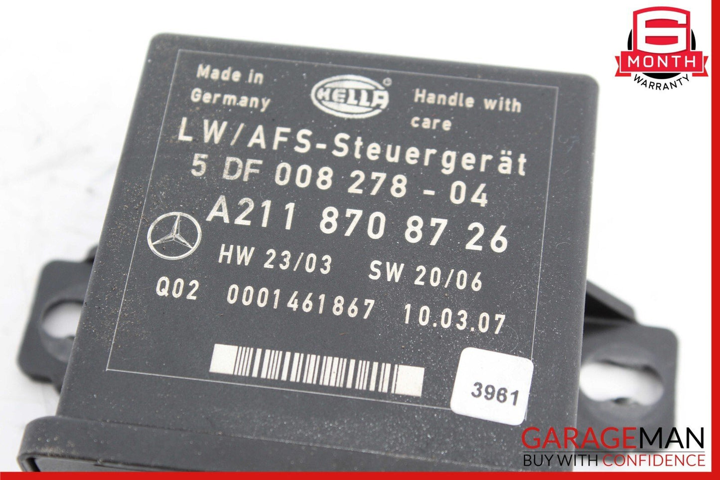 05-12 Mercedes W219 CLS63 AMG ML550 Headlight Control Module 2118708726 OEM