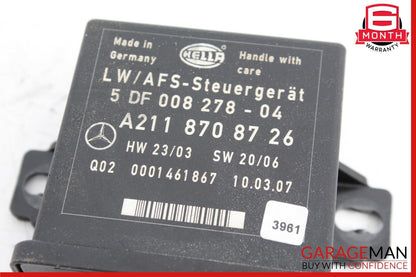 05-12 Mercedes W219 CLS63 AMG ML550 Headlight Control Module 2118708726 OEM