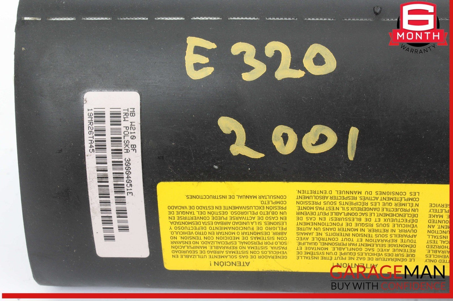 97-04 Mercedes W210 E320 SLK320 Dashboard Front Right Side Airbag Air Bag OEM