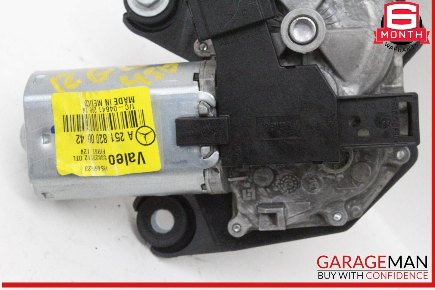 06-19 Mercedes X164 GL450 4MATIC Rear Glass Windshield Wiper Motor 2518200042