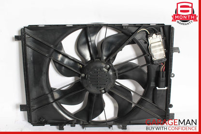 08-18 Mercedes C250 E250 CLS400 Engine Cooling Fan Shroud Motor Assembly