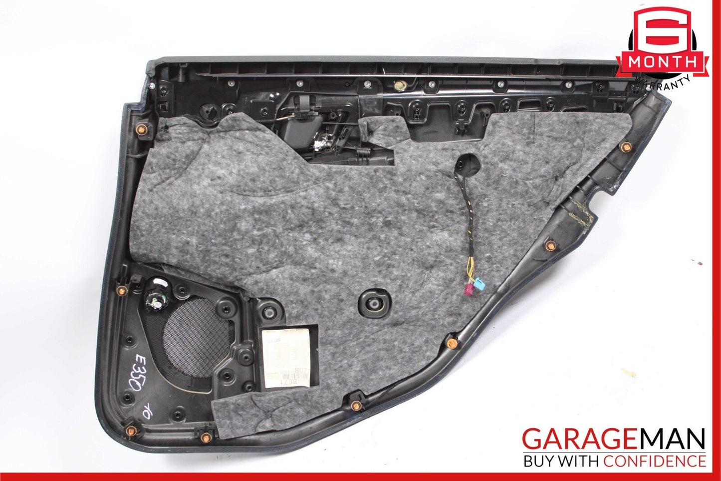 10-13 Mercedes W212 E350 E400 E550 Rear Left Side Interior Door Panel Black