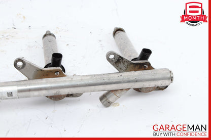 11-19 Mercedes W218 CLS550 E550 Left Side Fuel Injection Rail Line w/ Injectors