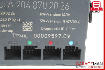 08-14 Mercedes W204 C300 Front Right Passenger Side Door Control Module Unit