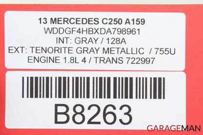 08-15 Mercedes W204 C300 C350 Rear Right Passenger Side Door Control Module OEM