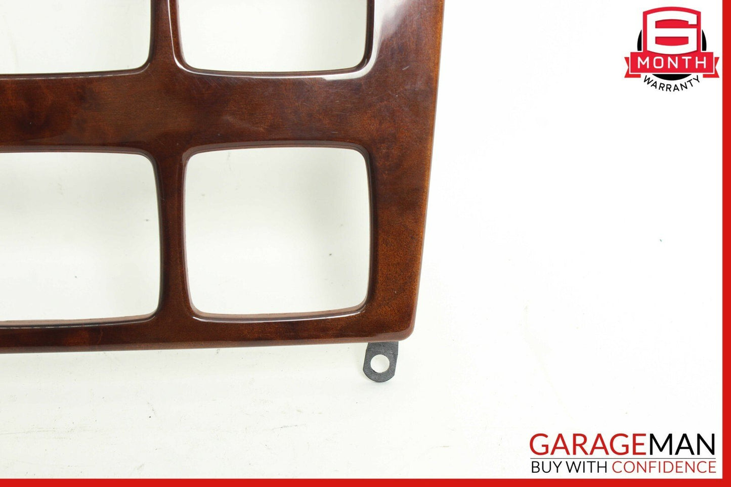 00-02 Mercedes W220 S430 S600 Radio Dash Wood Trim Bezel Panel Cover Wood OEM