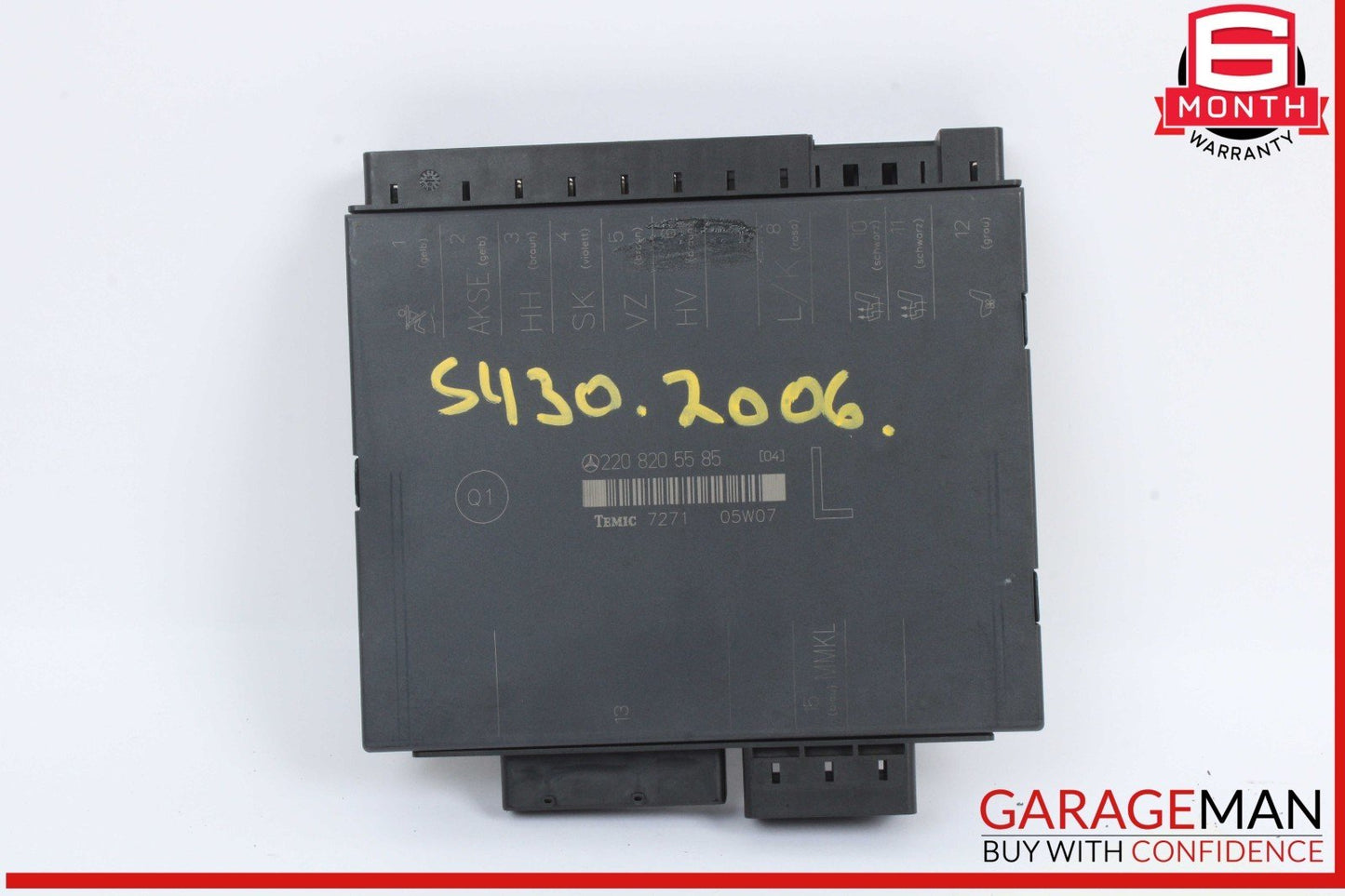 00-06 Mercedes W220 S430 Front Left Driver Side Seat Control Module Unit OEM