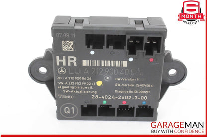 08-18 Mercedes W204 C250 GLK350 E350 Rear Right Side Door Control Module Unit