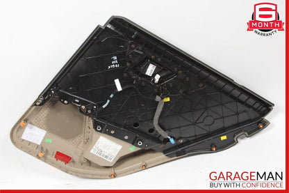10-15 Mercedes X204 GLK350 Rear Left Interior Door Trim Panel Cover Brown