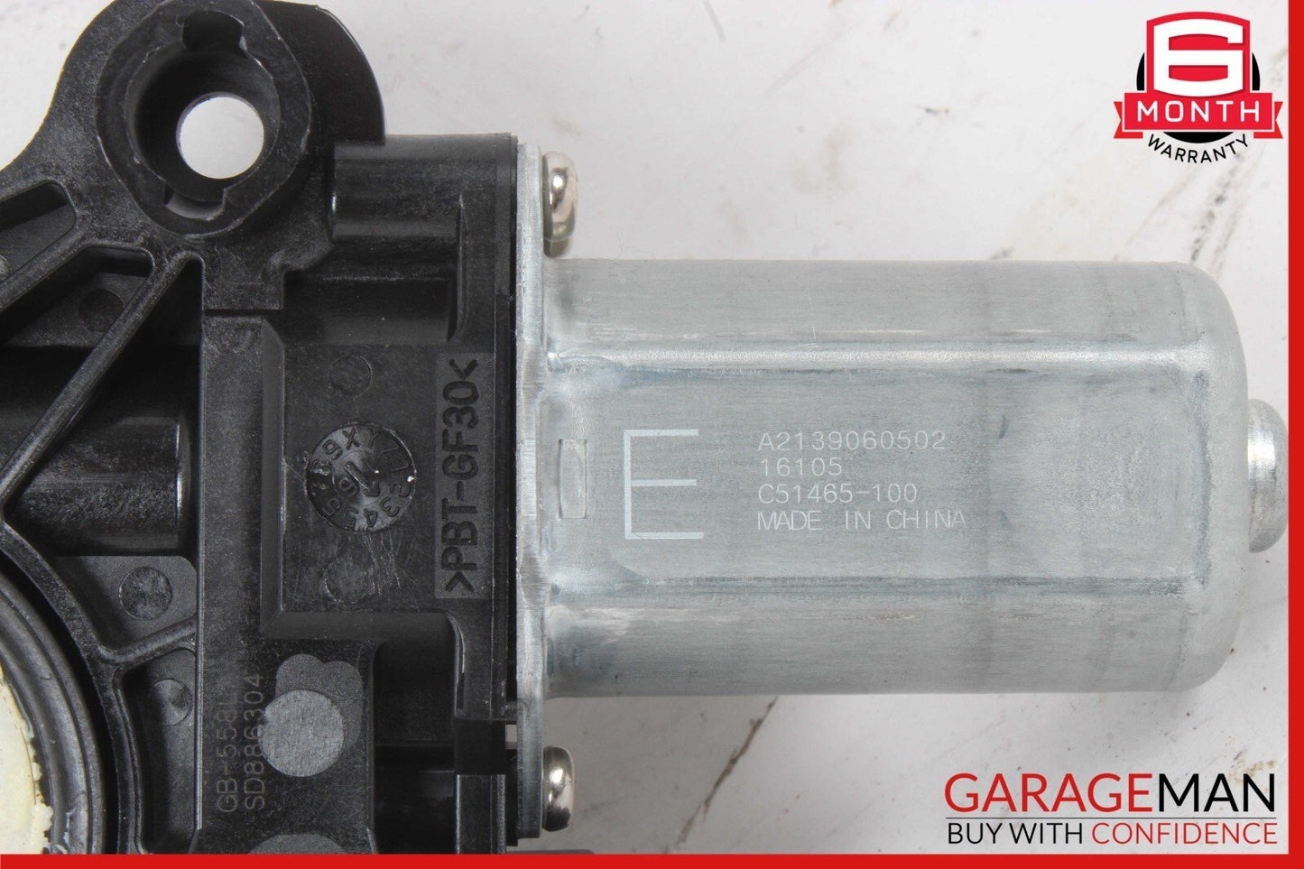 15-18 Mercedes W205 C300 C63 AMG Rear Left Side Door Window Regulator Motor OEM