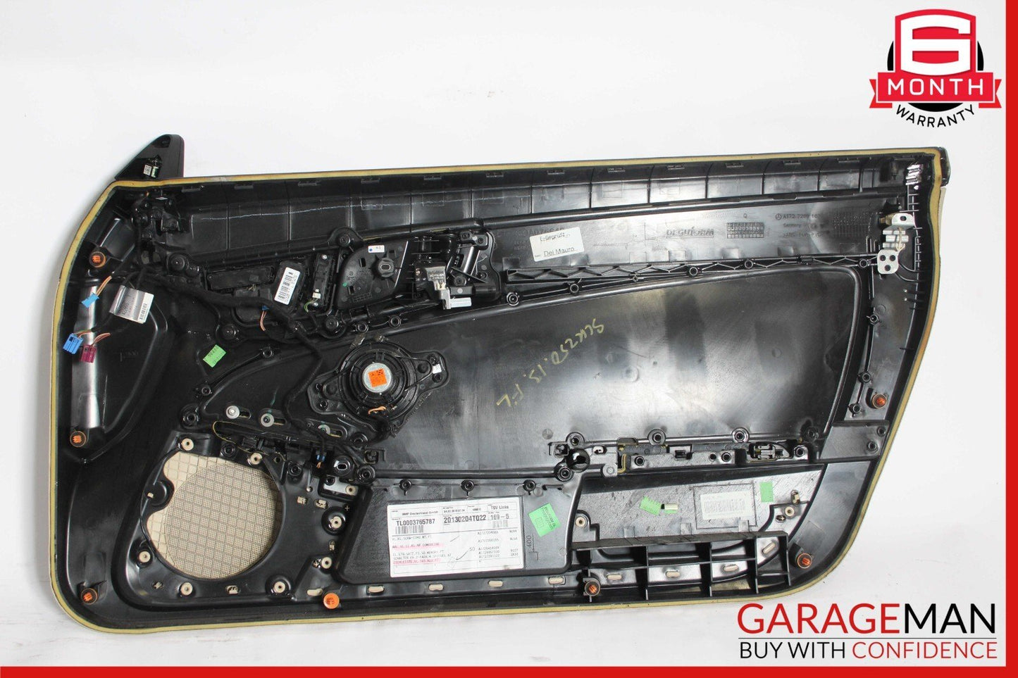 12-16 Mercedes R172 SLK250 Front Left Side Interior Door Panel Trim Cover Assy