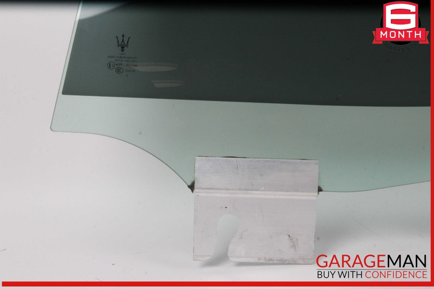 14-22 Maserati Ghibli Rear Left Driver Side Door Window Glass OEM