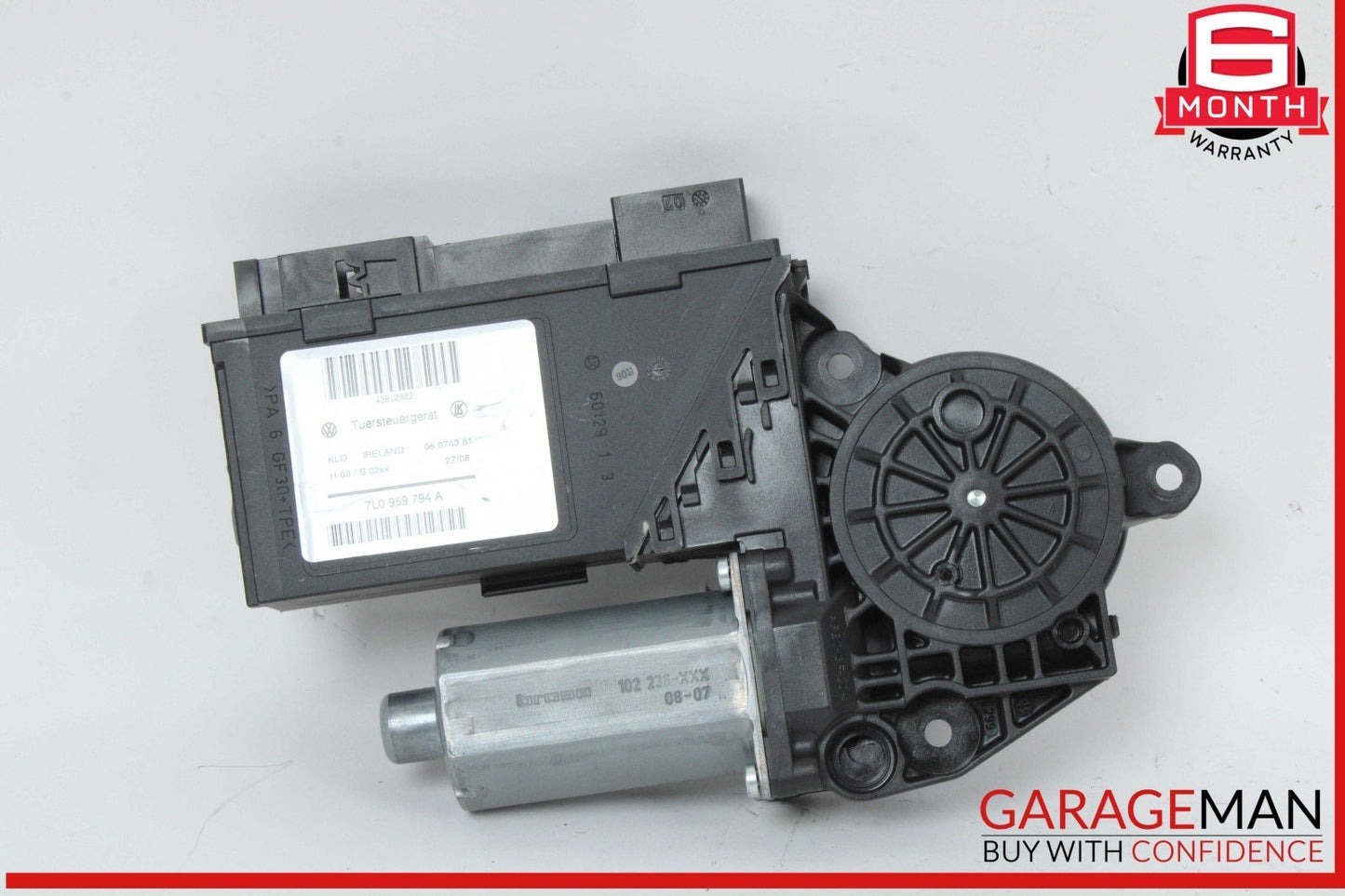 03-10 Porsche Cayenne 955 957 Rear Right Side Door Window Regulator Motor Unit