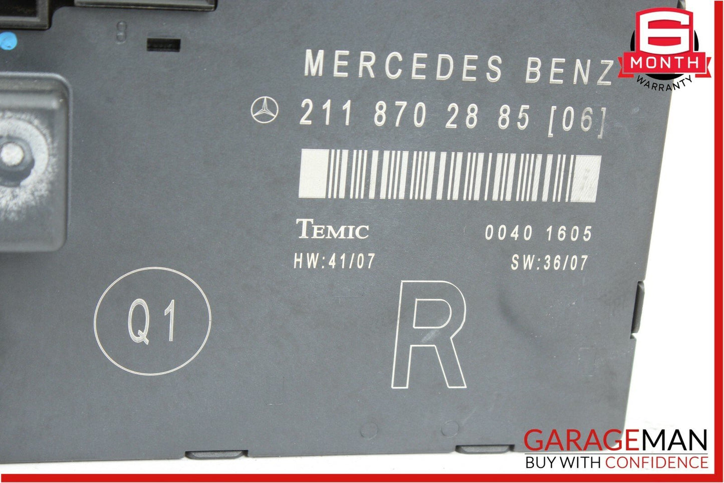 03-09 Mercedes W211 E350 Front Right Passenger Side Door Control Module Unit