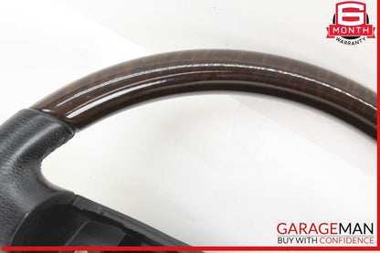 05-08 Mercedes R171 SLK280 Front Left Driver Side Steering Wheel Wood Black OEM