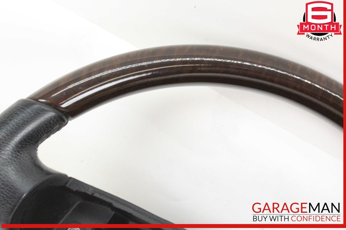 05-08 Mercedes R171 SLK280 Front Left Driver Side Steering Wheel Wood Black OEM