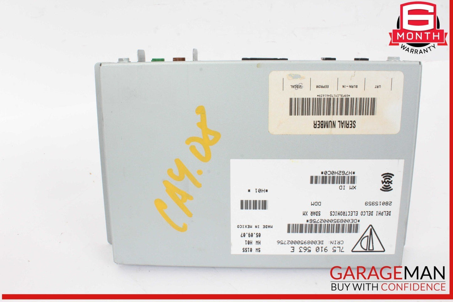 03-10 Porsche Cayenne S 955 957 Sirius Satellite Radio Receiver Module Unit OEM