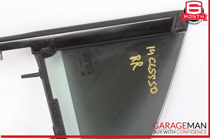 12-18 Mercedes W218 CLS550 Rear Right Passenger Side Quarter Window Glass OEM