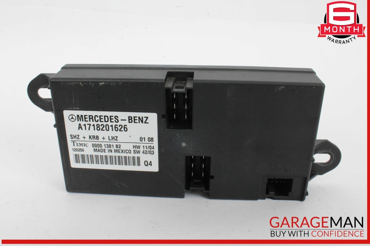 05-11 Mercedes R171 SLK300 SLK280 Heating Heated Seat Control Module Unit OEM