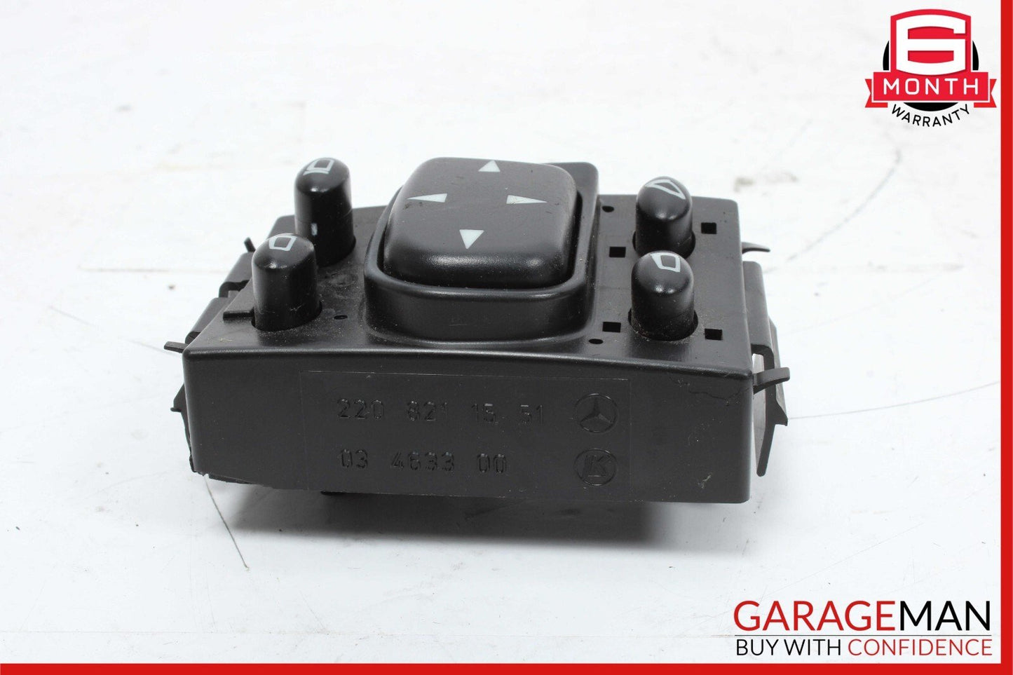 00-06 Mercedes W220 S500 S430 Front Left Rear View Mirror Adjust Control Button