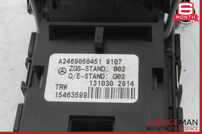 12-20 Mercedes W117 CLA250 CLA45 AMG Parking Brake Release Handle 2469050451 OEM