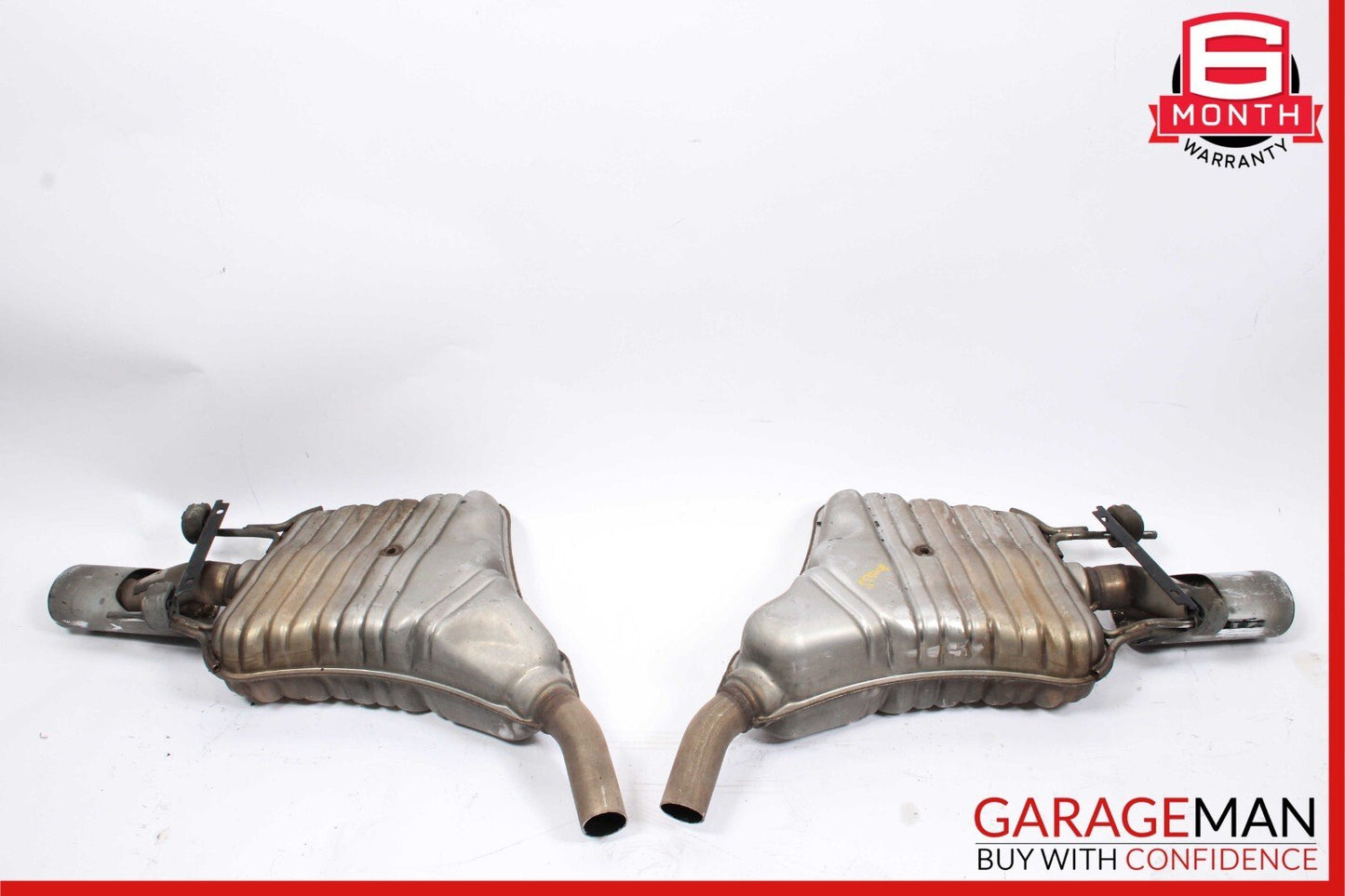 07-09 Mercedes W221 S450 S550 AMG Sport Rear Exhaust Muffler Tips Set of 2 Pc
