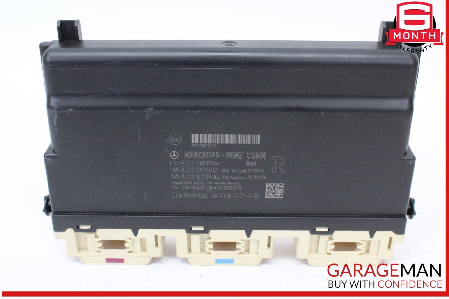 14-17 Mercedes W222 S550 Rear Left or Right Side Seat Control Module Unit OEM