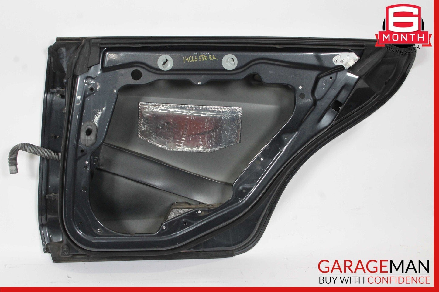 12-18 Mercedes W218 CLS400 CLS550 Rear Right Side Exterior Door Shell Grey