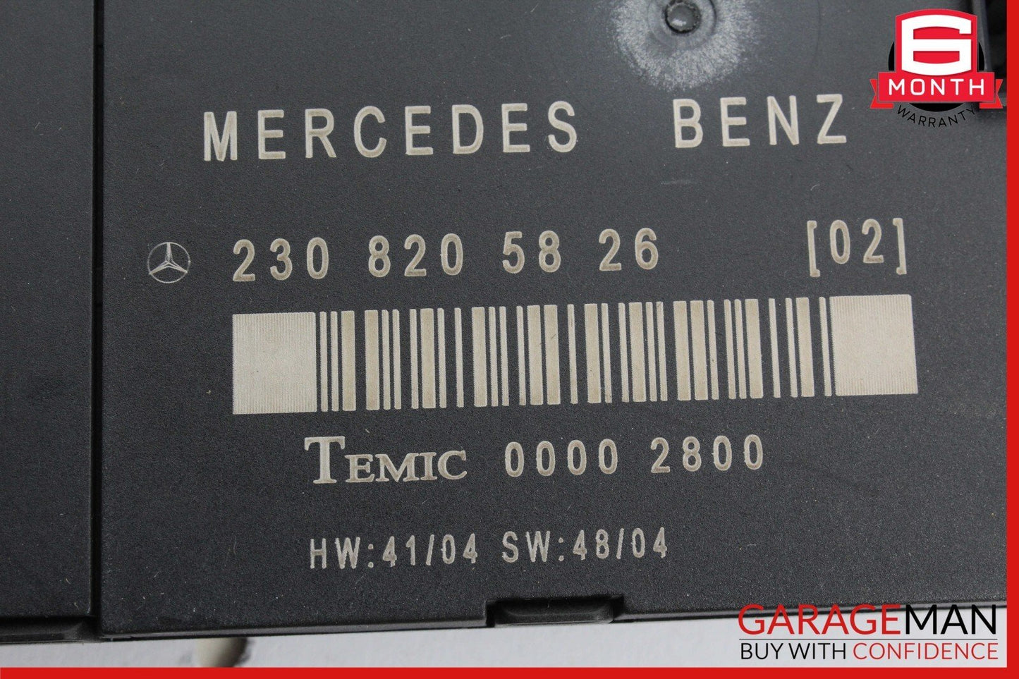 03-12 Mercedes R230 SL550 SL500 SL55 AMG Door Control Module Right Side OEM