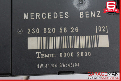 03-12 Mercedes R230 SL550 SL500 SL55 AMG Door Control Module Right Side OEM