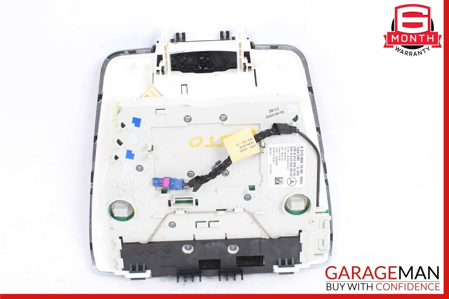 10-18 Mercedes W212 E550 E400 Front Overhead Dome Light Lamp 2129003606 OEM