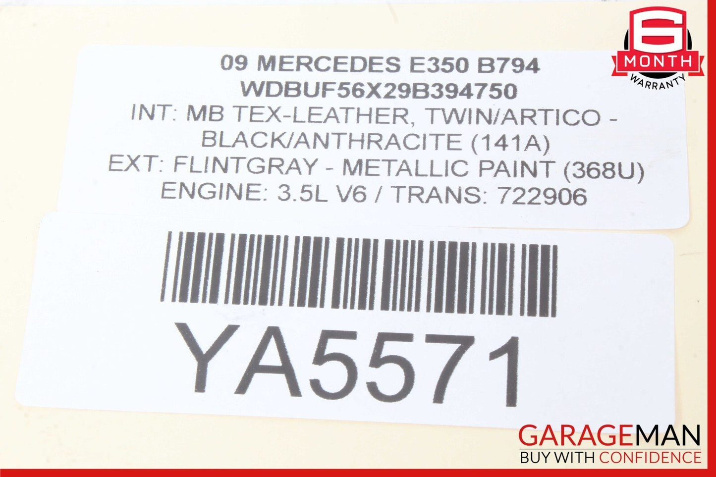 03-09 Mercedes W211 E350 E550 E63 AMG Front Left Side Door Control Module Unit