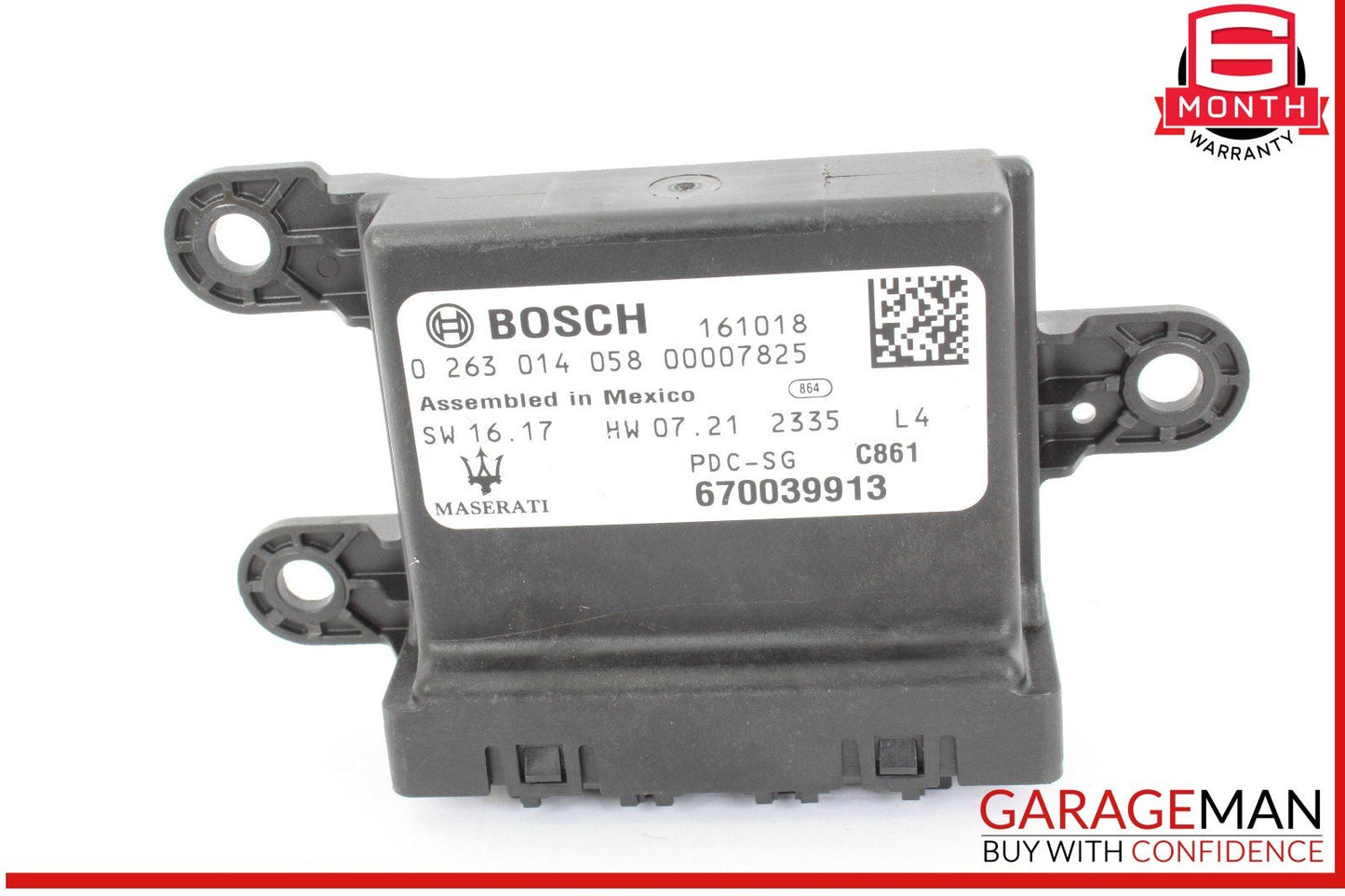 14-17 Maserati Ghibli Parking Park Sensor PDC Control Module Unit 670039913 OEM