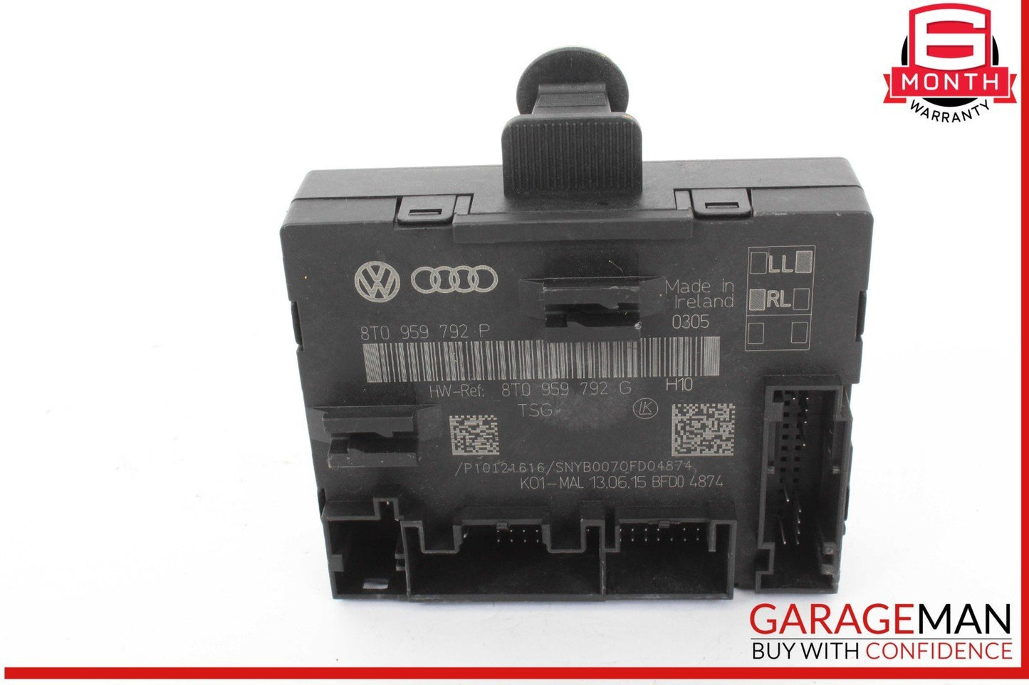 13-16 Audi S4 A4 Front Right Passenger Side Door Control Module Unit 8T0959792P