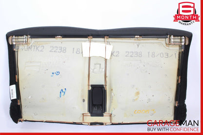 12-15 Mini Cooper Rear Back Foam Section Lower Seat Cushion Cover Black OEM